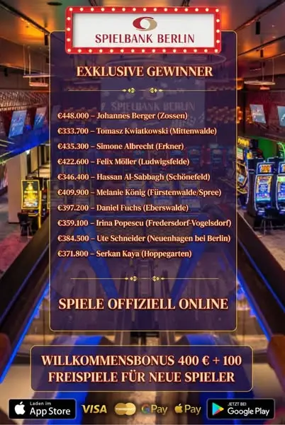 Кадр рекламы Spielbank Deutschland