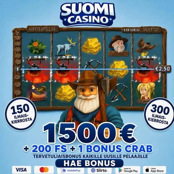 Кадр рекламы Suomi Casino