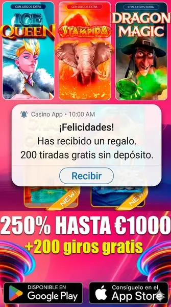 Кадр рекламы 250 Free Spins Bonus