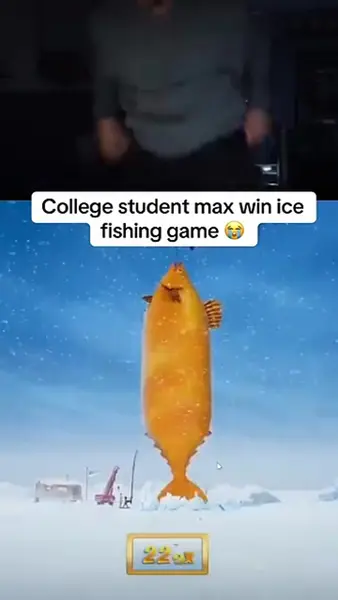 Кадр рекламы Ice Fishing