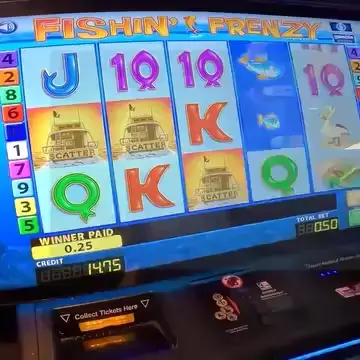 Кадр рекламы Fishin' Frenzy