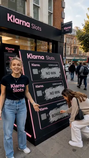 Кадр рекламы Klarna Gaming