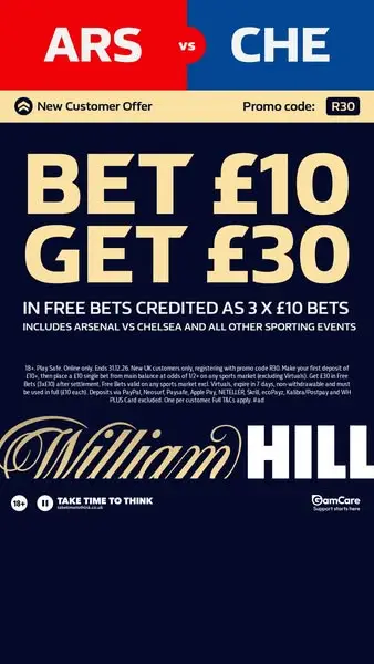 Кадр рекламы William Hill