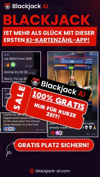 Кадр рекламы Blackjack-AI.com