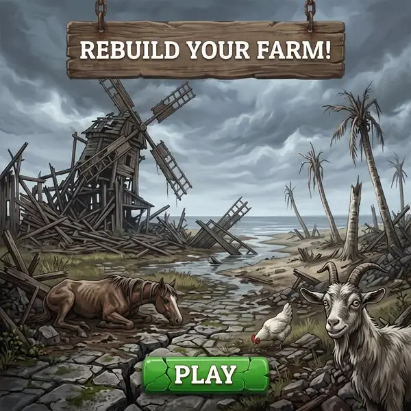 Кадр рекламы Taonga: The Island Farm
