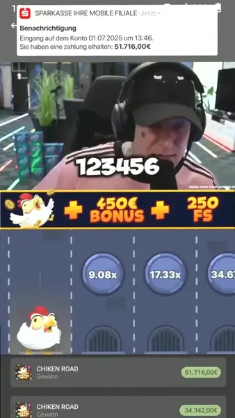Кадр рекламы Chicken Game