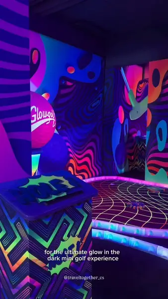 Кадр рекламы GlowGolf Amsterdam Sloterdijk