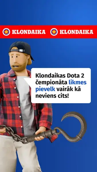 Кадр рекламы Klondaika Latvija