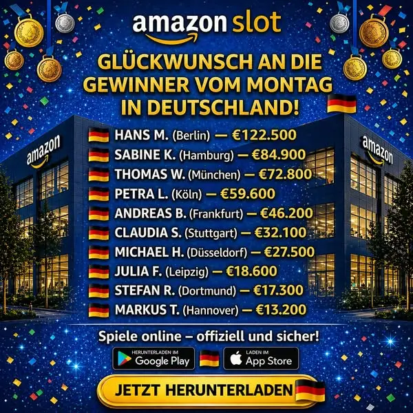 Кадр рекламы Amazon Spielautomaten