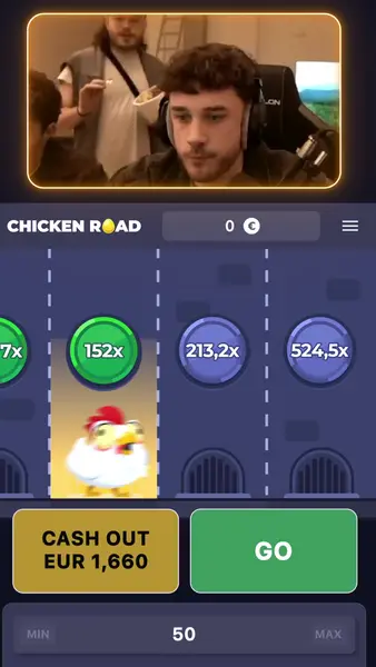 Кадр рекламы The Chicken Mile