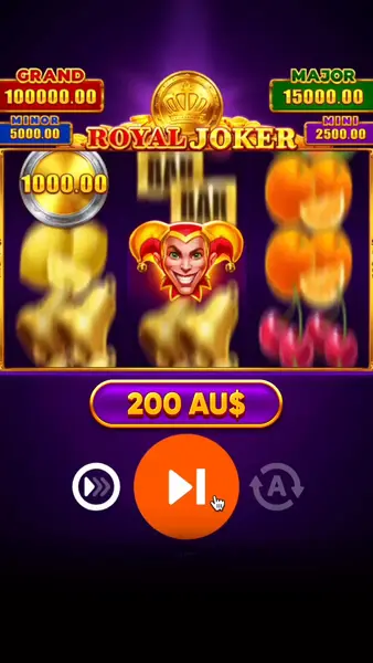 Кадр рекламы Royal Joker