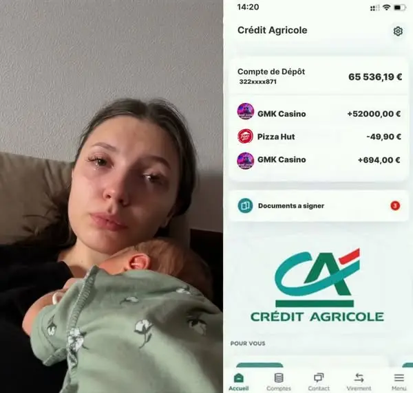 Кадр рекламы Lucie Girard
