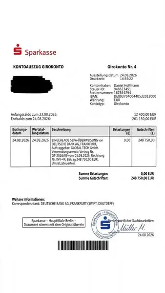 Кадр рекламы Daniel Hoffmann