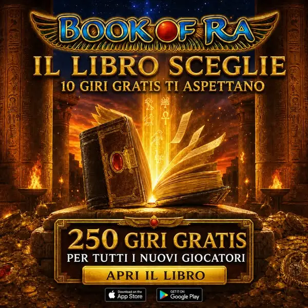 Кадр рекламы Book of Ra