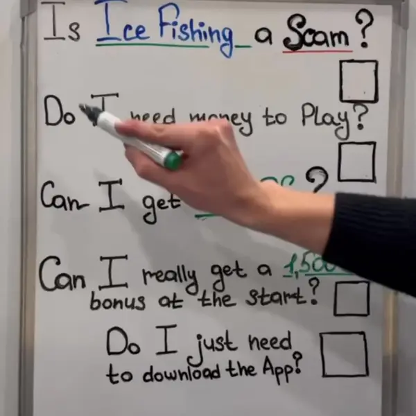 Кадр рекламы IceFishing