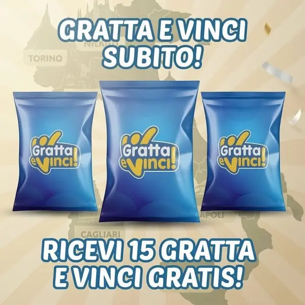 Кадр рекламы Online Gratta e Vinci