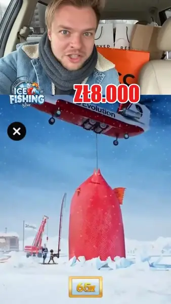 Кадр рекламы Ice Fishing Live