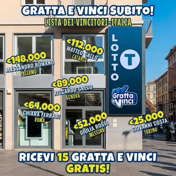 Кадр рекламы Gratta e Vinci
