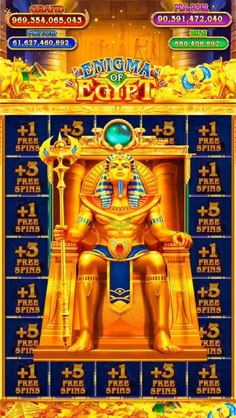 Кадр рекламы Enigma of Egypt Jackpot