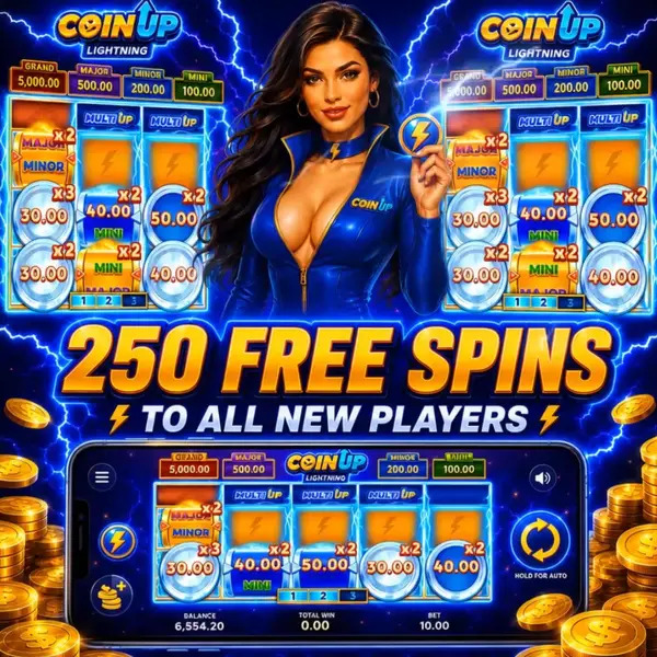 Кадр рекламы Coin Up Lightning