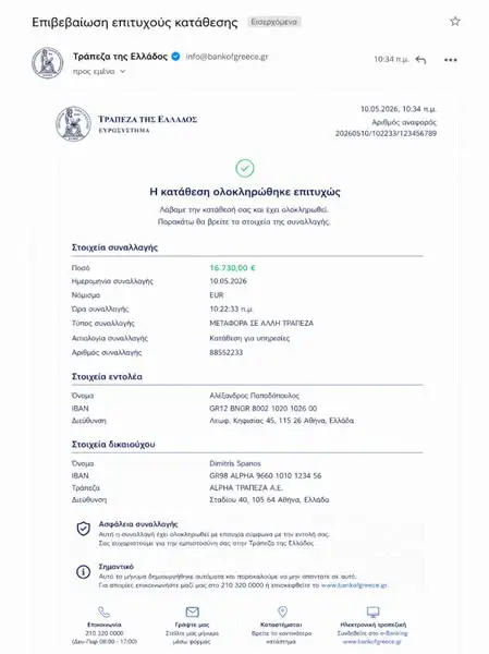 Кадр рекламы Dimitris Spanos