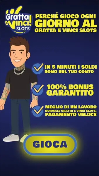 Кадр рекламы Gratta Evinci Slots