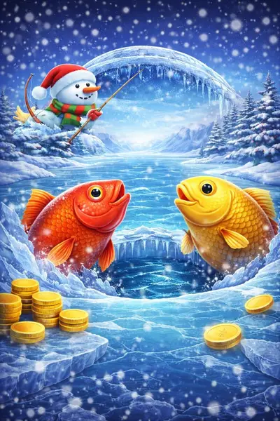 Кадр рекламы IceFishing Club