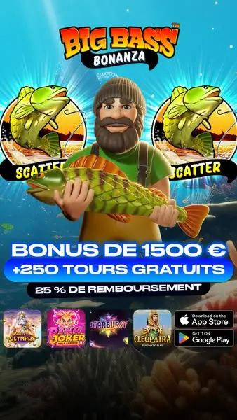 Кадр рекламы Big Bass Bonanza