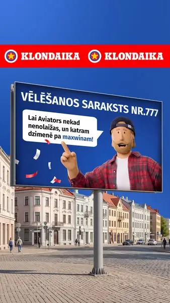 Кадр рекламы Klondaika Latvija