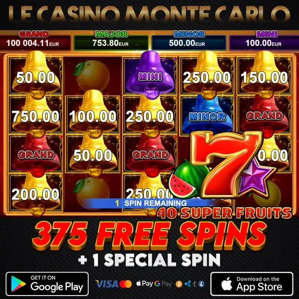 Кадр рекламы Le Casino Monte Carlo