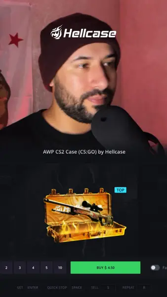 Кадр рекламы CS:GO Hellcase
