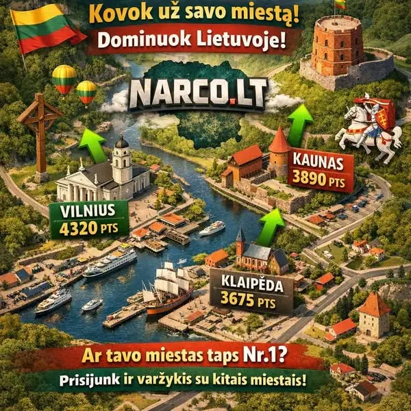 Кадр рекламы Narco.lt