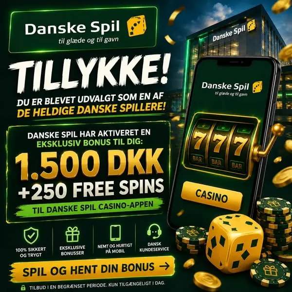 Кадр рекламы Danske spil