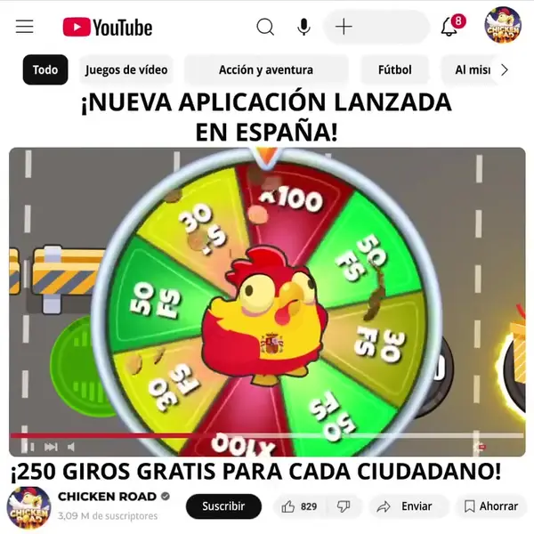 Кадр рекламы Crazy Chicken Road