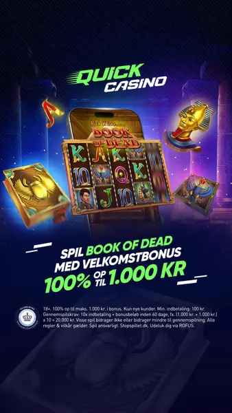 Кадр рекламы Quick Casino Danmark