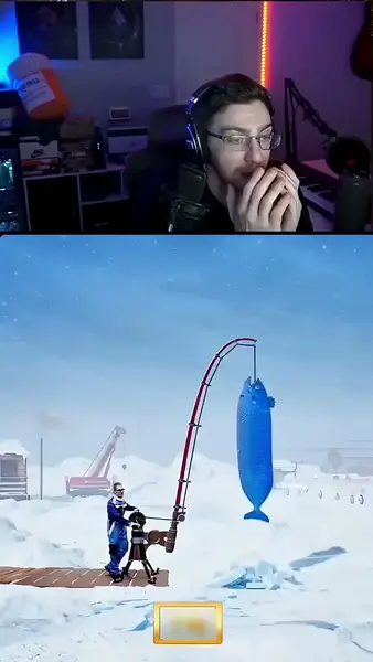 Кадр рекламы Ice Fishing Fortune