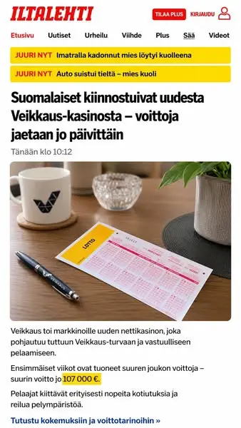 Кадр рекламы Voita helposti