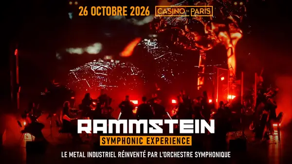 Кадр рекламы Rammstein Symphonic Experience