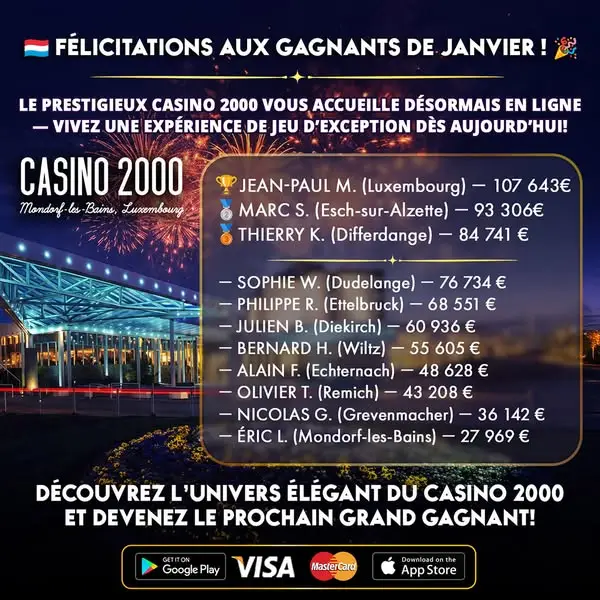 Кадр рекламы Casino 2000