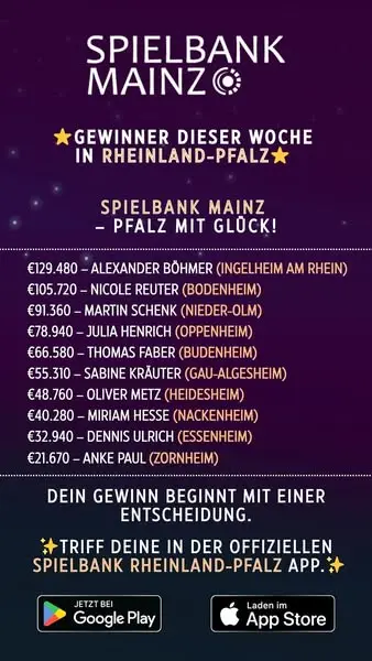 Кадр рекламы Spielbank & Casino Map Deutschland