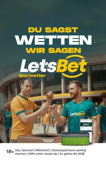 Кадр рекламы LetsBet - Sportwetten