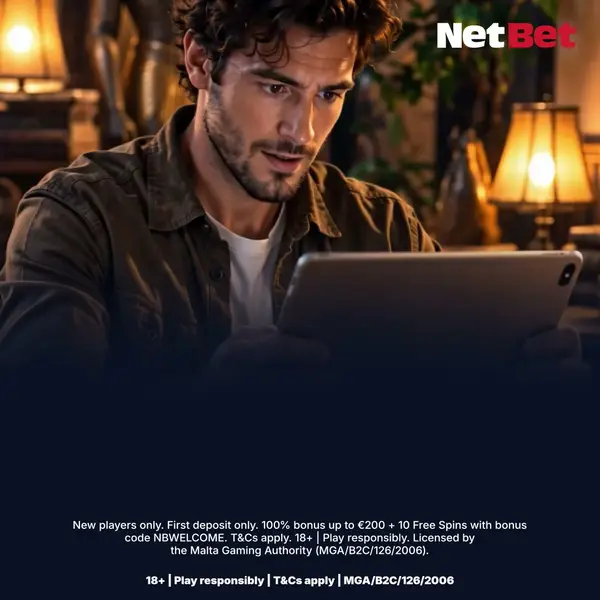 Кадр рекламы NetBet Malta