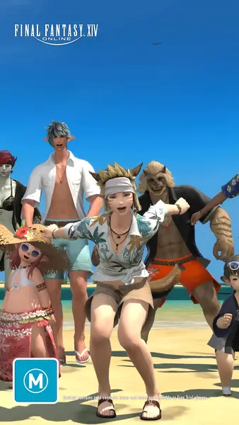 Кадр рекламы FINAL FANTASY XIV