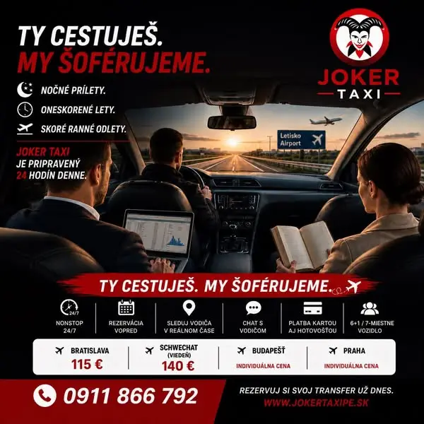 Кадр рекламы Joker Taxi Partizánske