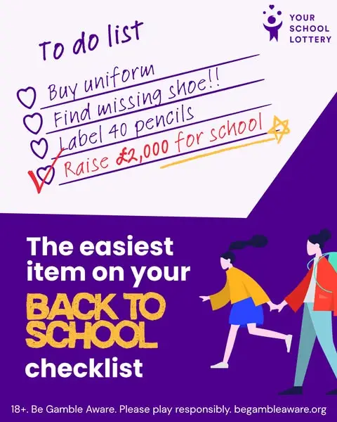 Кадр рекламы Your School Lottery