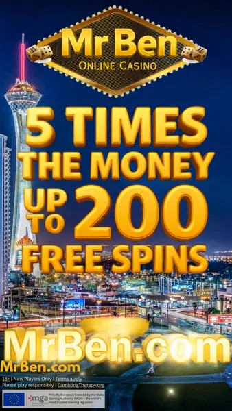 Кадр рекламы MrBen Casino & Sportsbook