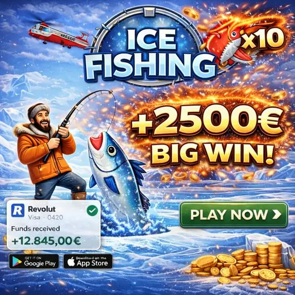 Кадр рекламы Ice Fishing Live