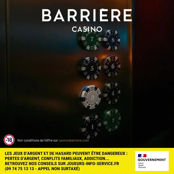 Кадр рекламы Casino Barrière Le Touquet