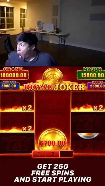 Кадр рекламы Royal Joker