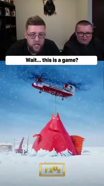 Кадр рекламы Catch the fishes